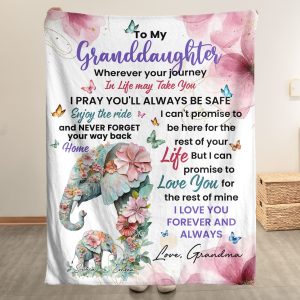 Wherever Your Journey In Life May Take You - Personalized Blanket Big Size
